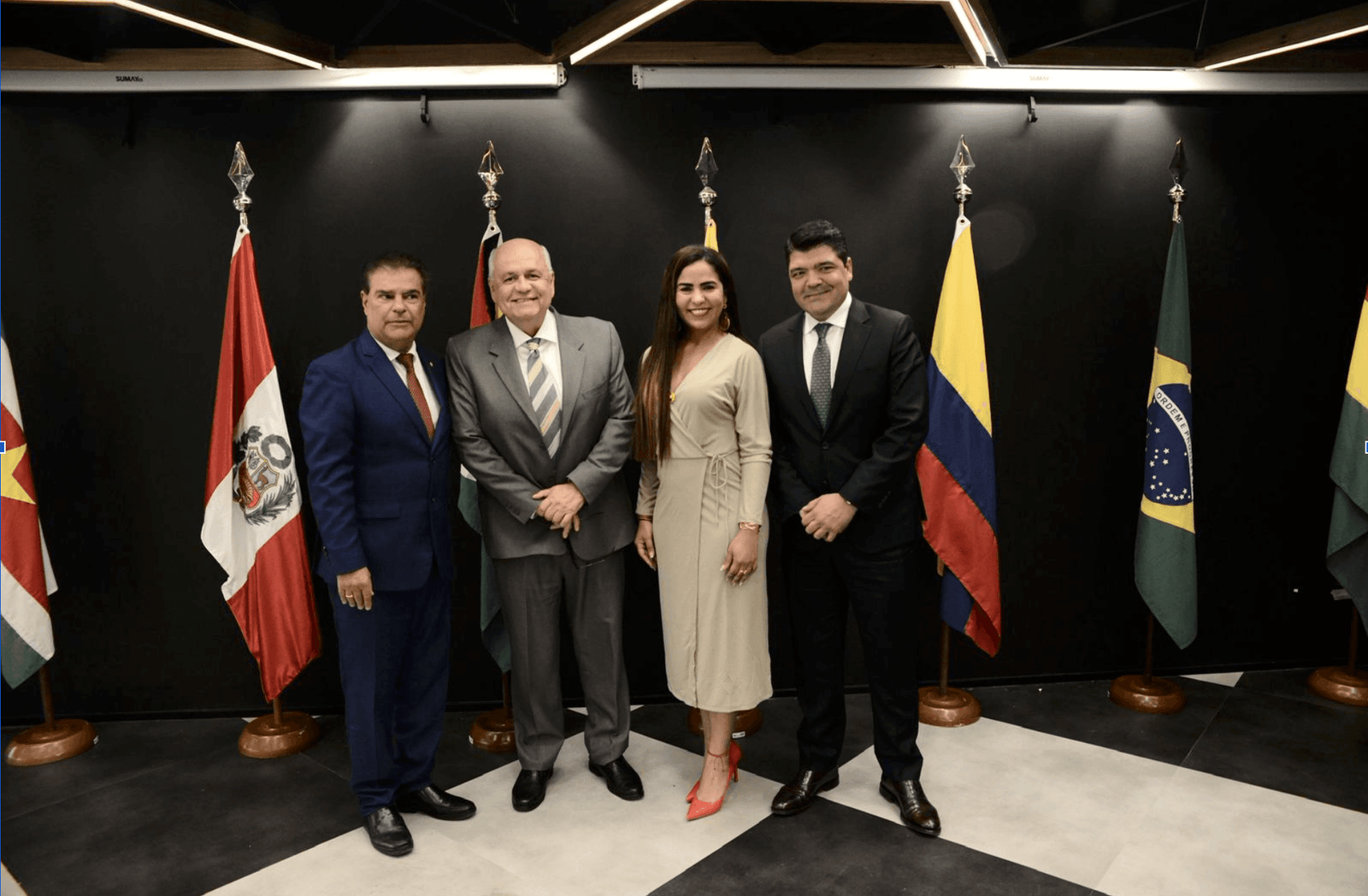 Presidente Nelsinho Trad e delegação da Colômbia. Brasília, 18 de maio de 2022.